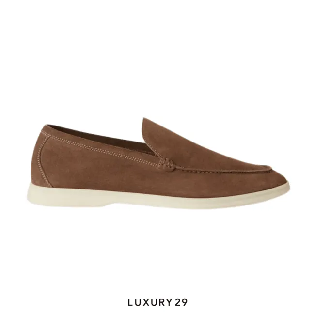 Loro Piana Summer Walk Loafers Suede Reikan