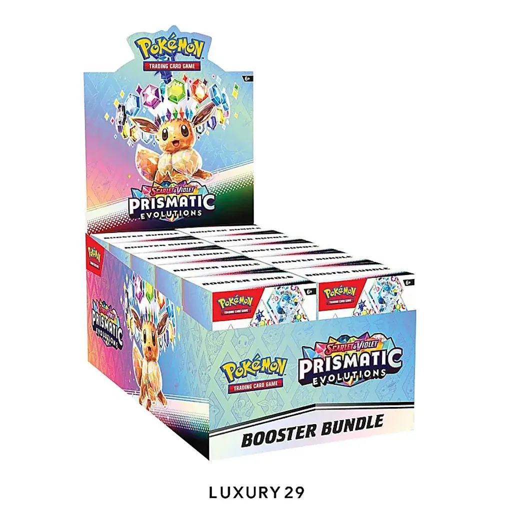 Pokemon TCG: Scarlet & Violet - Prismatic Evolutions - Booster Bundle Set (EN)(Small, Multicolour)