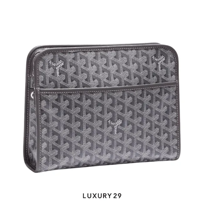 Goyard Jouvence MM Toiletry Bag Grey