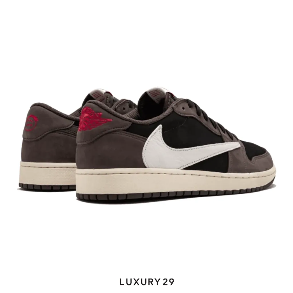 Nike Jordan 1 Retro Low OG SP Travis Scott Mocha(41, Brown)