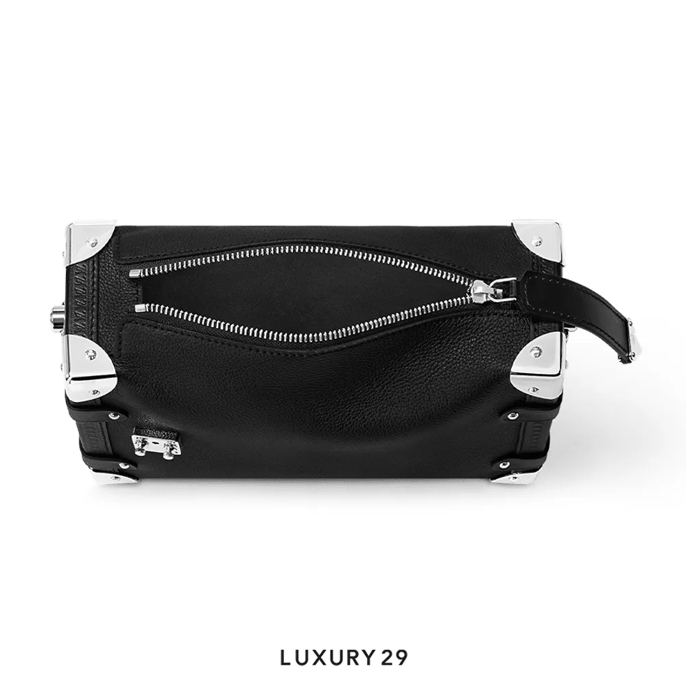Louis Vuitton LV Side Trunk MM Bag Black(Medium, Black)