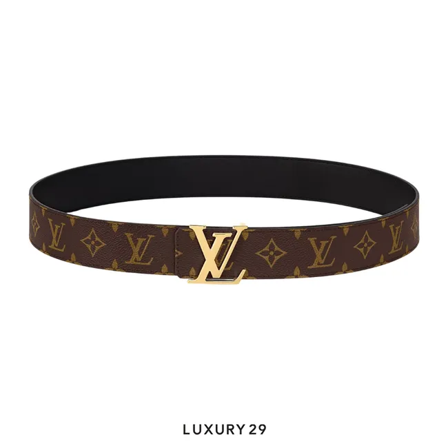 Louis Vuitton LV Initiales belt 40mm wide reversible Black (100cm)