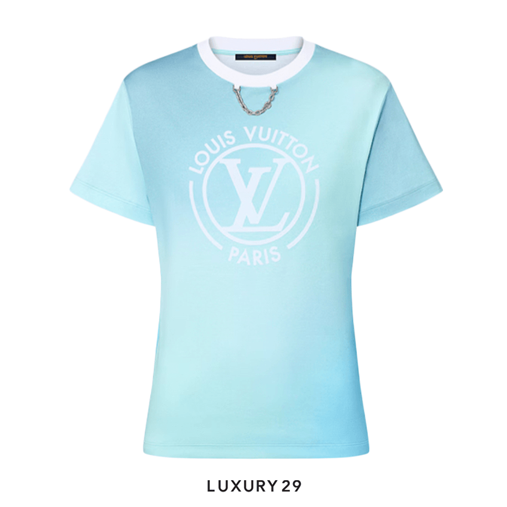 Louis Vuitton LV Gradient T-shirt Blue(XS, Blue)