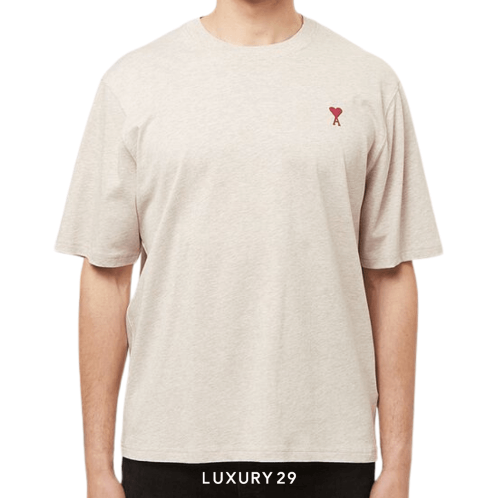 AMI DE COEUR T-SHIRT HEATHER LIGHT BEIGE(S, Neutrals)
