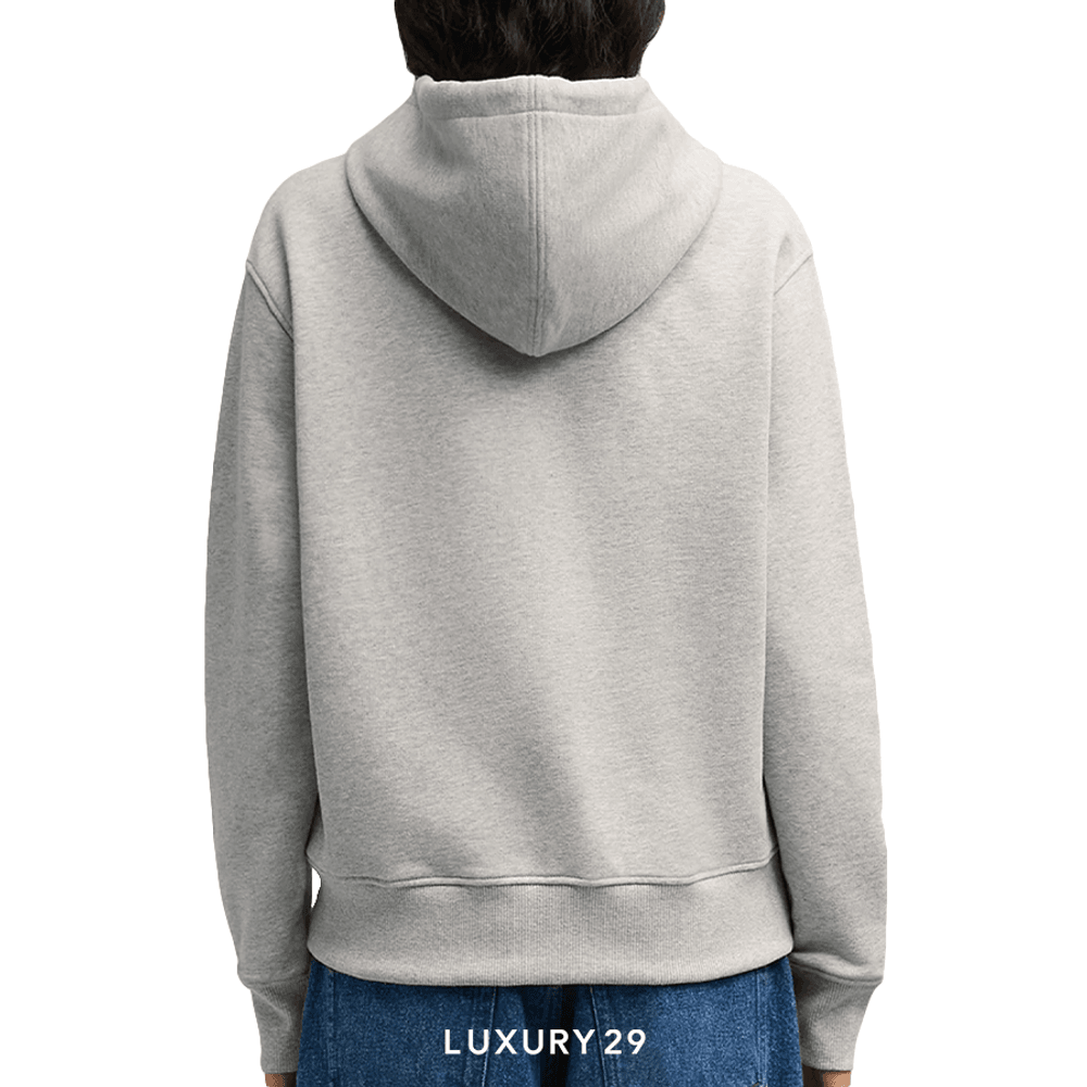 AMI Red Ami de Coeur Zipped Hoodie