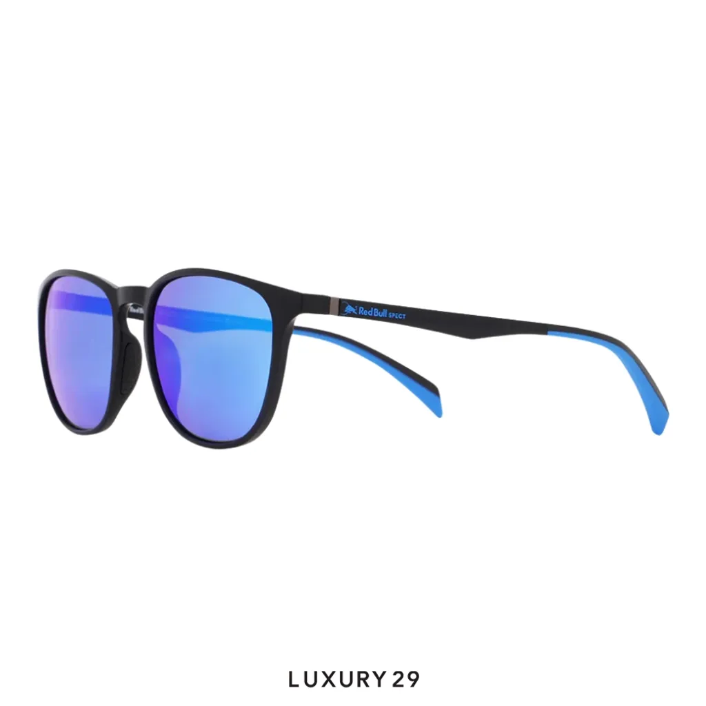Red Bull Spect Sunglasses REDPS101-01P Double Concept smoke with dark blue mirror(Free Size, Blue)