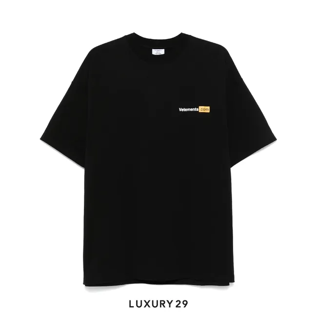 VETEMENTS Vetements.Com T-Shirt Black