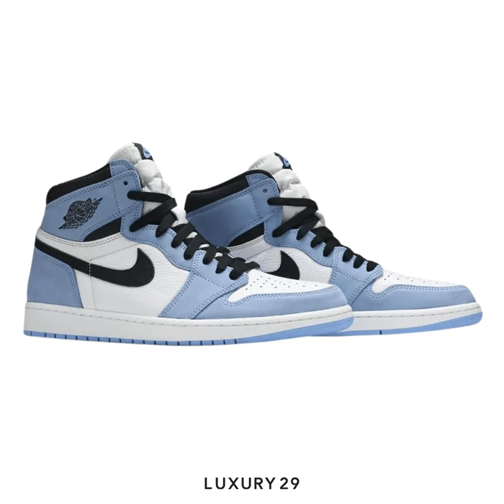 Nike Jordan 1 Retro High OG University Blue (GS)(M)(40, Blue)