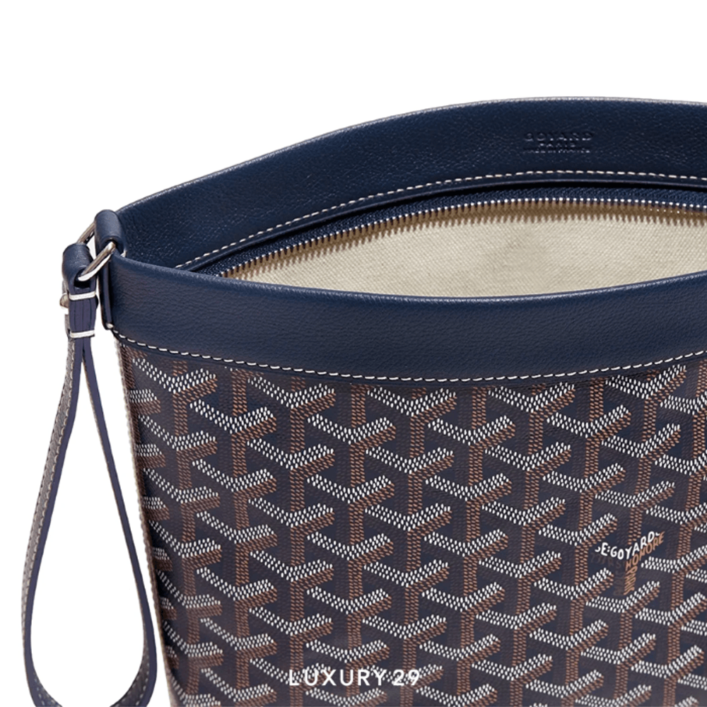 Goyard Conti pouch Navy Blue(Small, Blue)