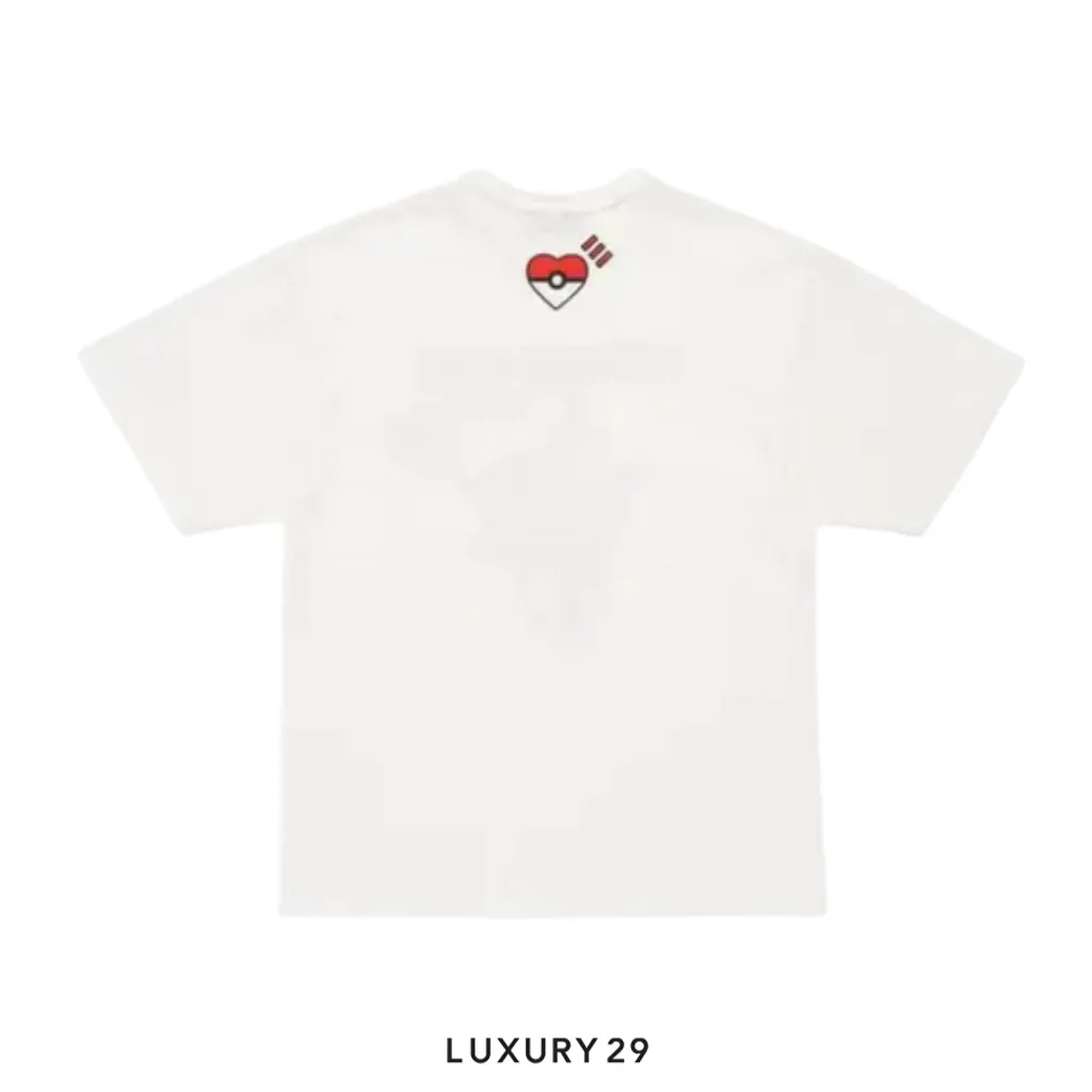 Human Made X Pokemon Made Kamonegi Graphic T-Shirt White(M, White)