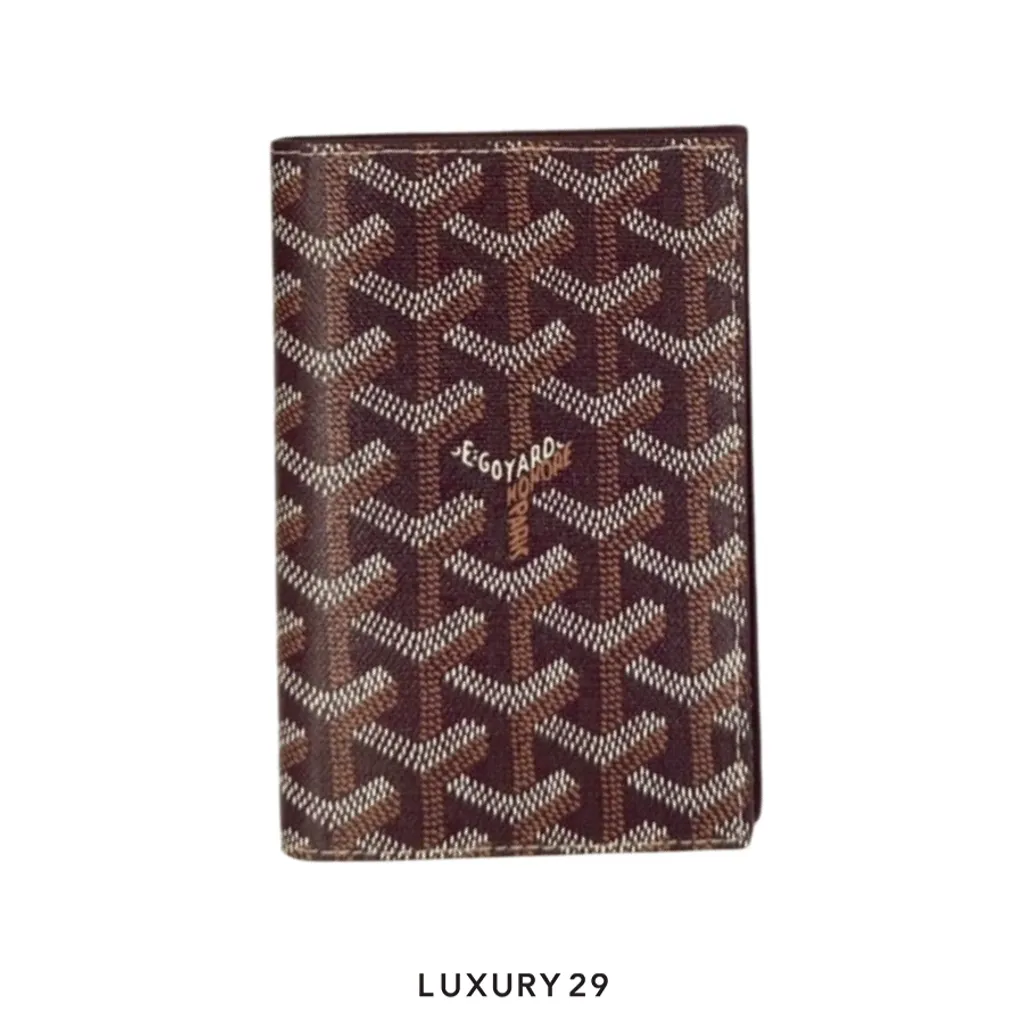 Goyard Saint-Marc Card Wallet Burgundy(Small, Red)