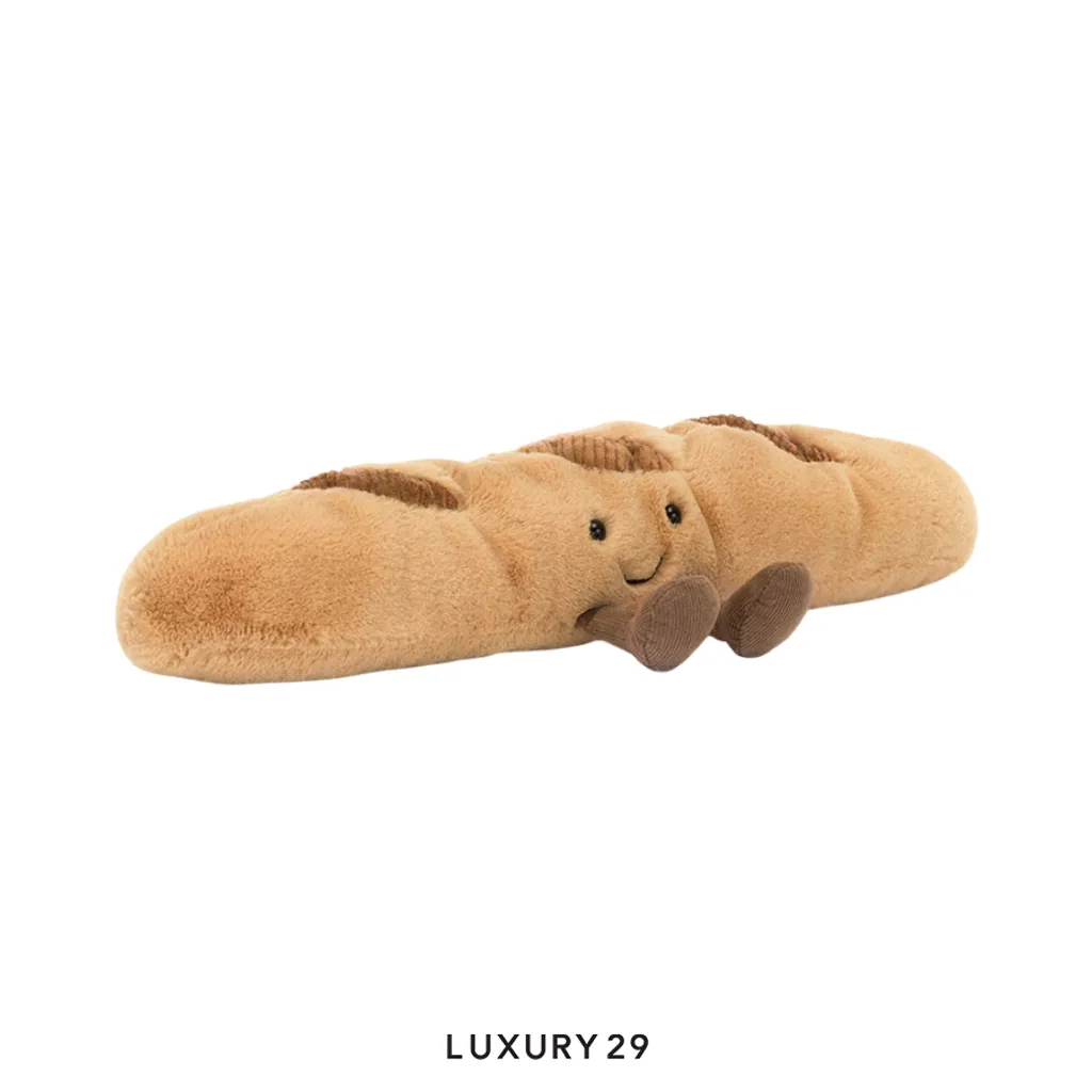 JellyCat Amuseables Baguette Brown(Small, Brown)