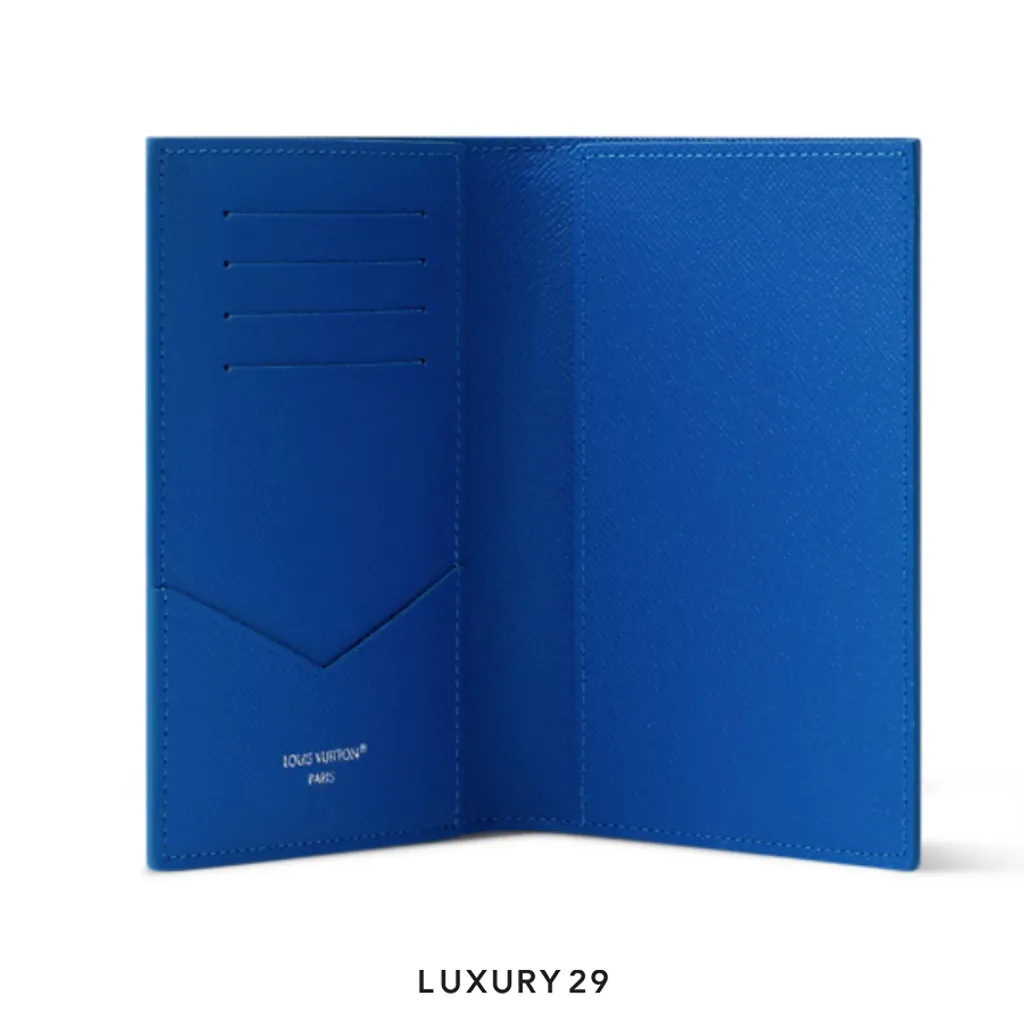 Louis Vuitton LV Passport Cover Exclusive Online Pre-launch Blue(Small, Blue)