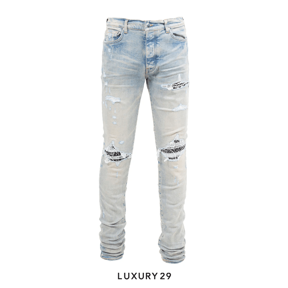 AMIRI MX1 BANDANA JEAN/CLAY INDIGO(XS, Blue)