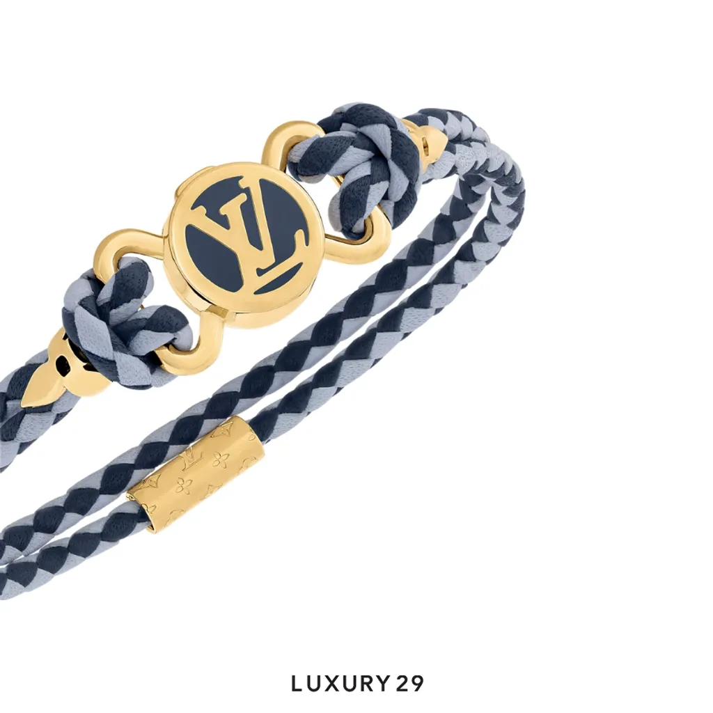 Louis Vuitton LV Clic It Bracelet Black(Free Size, Black)