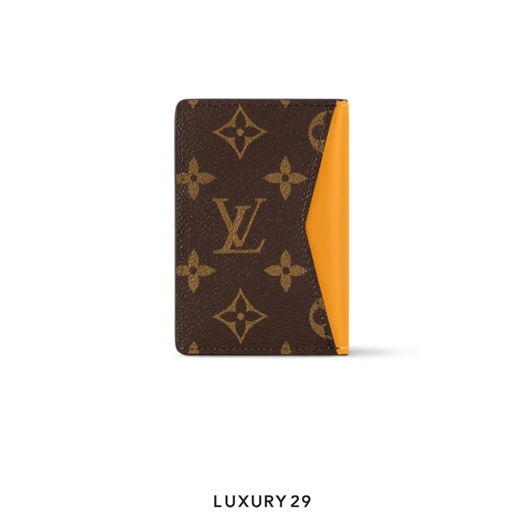 Louis Vuitton LV Pocket Organizer Safran Yellow(Small, Yellow)