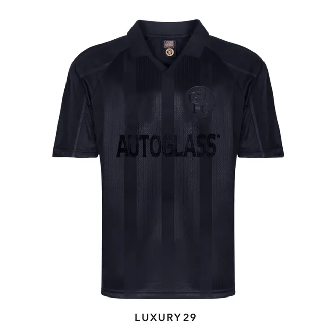 Chelsea 1998 Black Out Retro Football Shirt Black