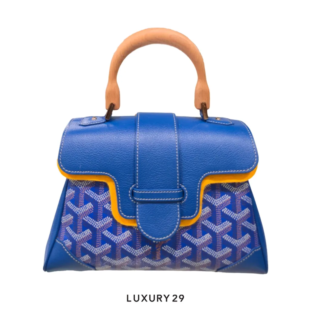 Goyard Saigon Souple Mini Bag Sky Blue(Mini, Blue)
