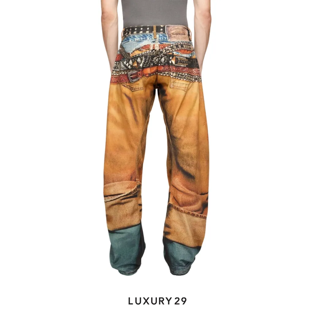 Acne Studio Loose fit jeans - 2006M Rust Orange(44, Orange)