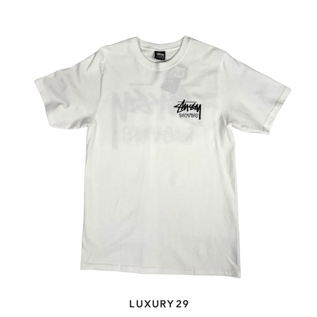 Stussy Exclusive Singapore tee Natural(S, White)