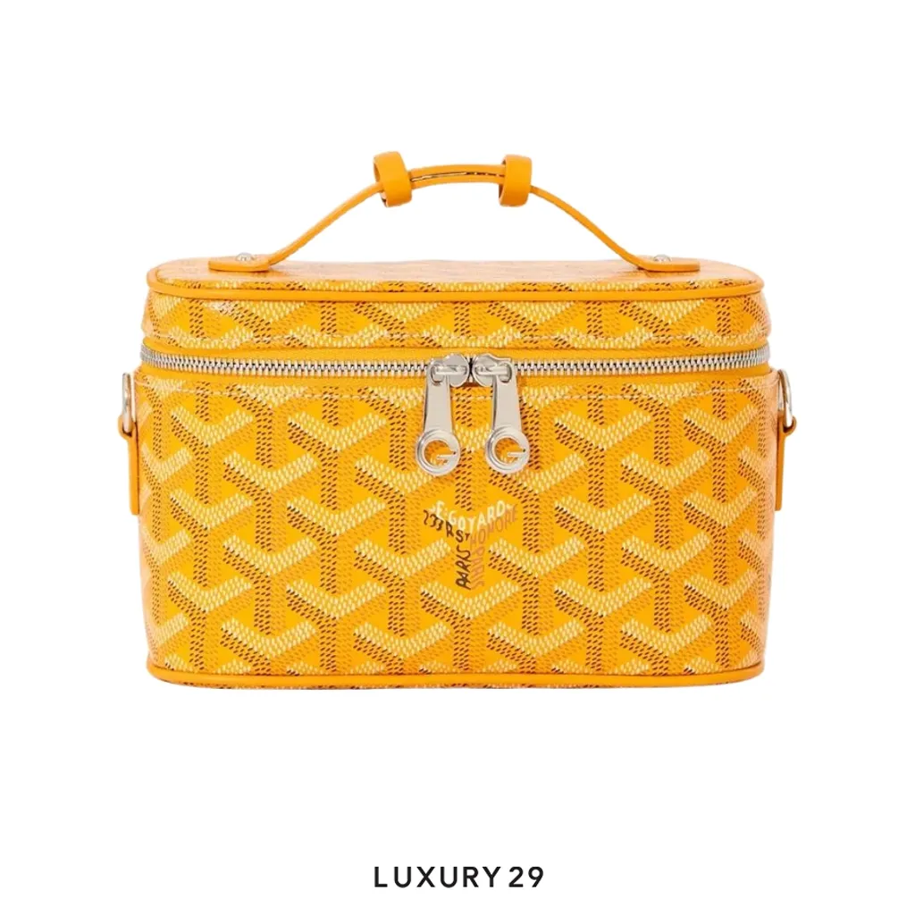 Goyard Muse Mini Vanity Yellow(Mini, Yellow)