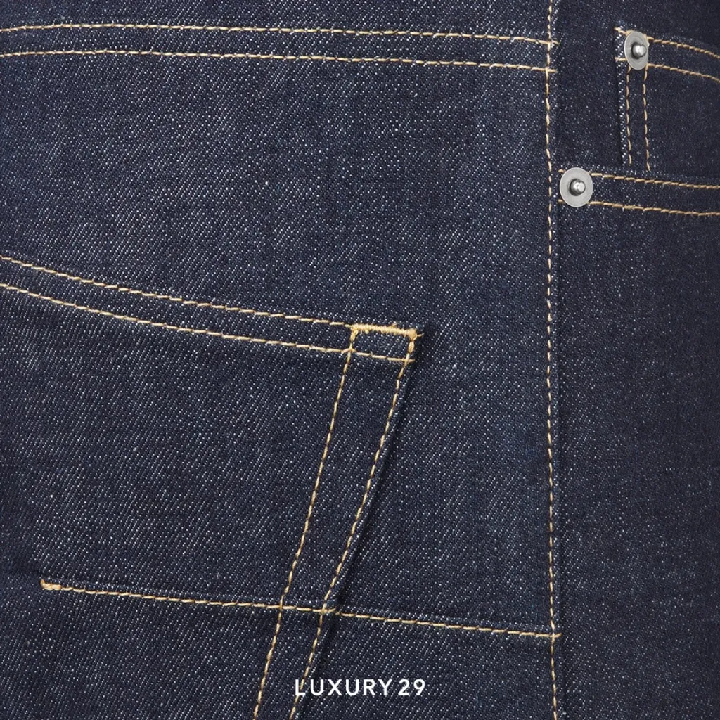Dior Boyfriend Jeans Blue Cotton Denim with Dior Oblique Interior Blue(32, Blue)
