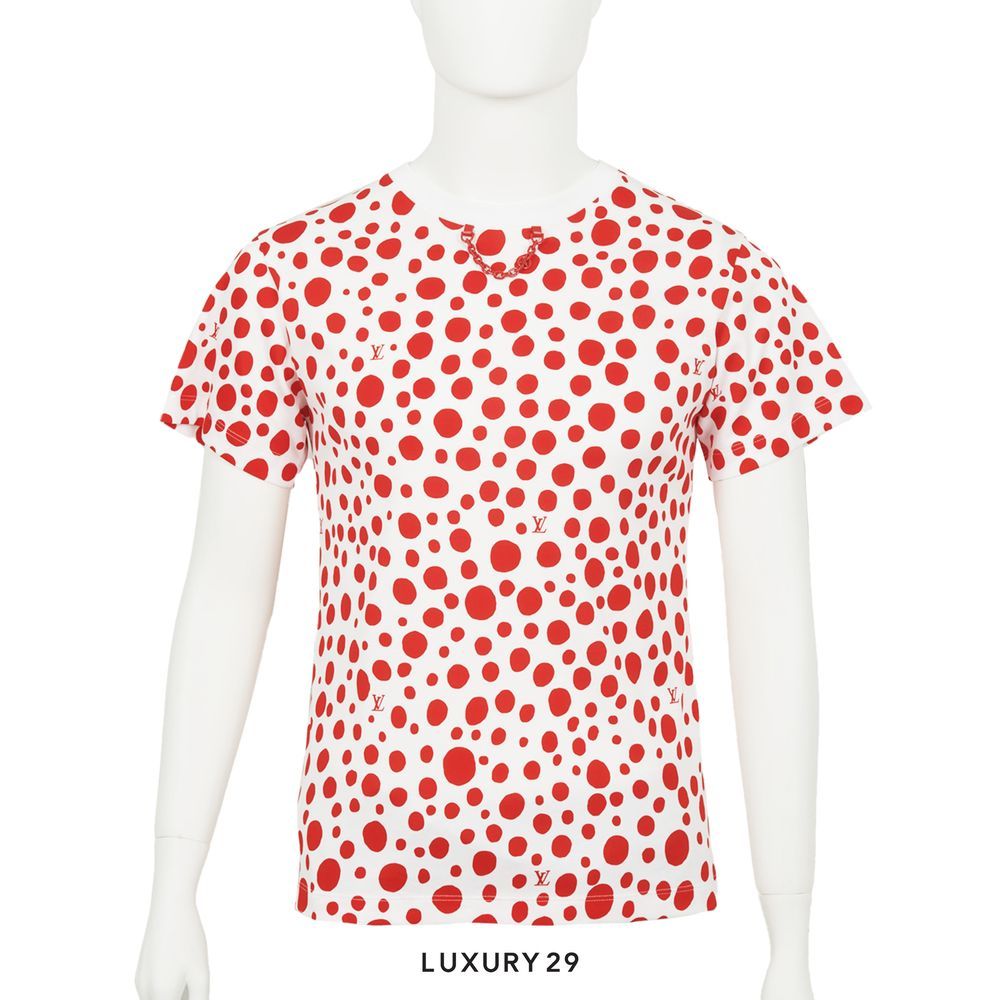 LV x YK Infinity Dots T-Shirt(S, White)