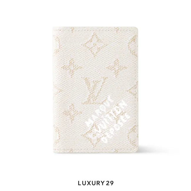 Louis Vuitton LV Pocket Organizer Monogram Heritage coated canvas Off-White