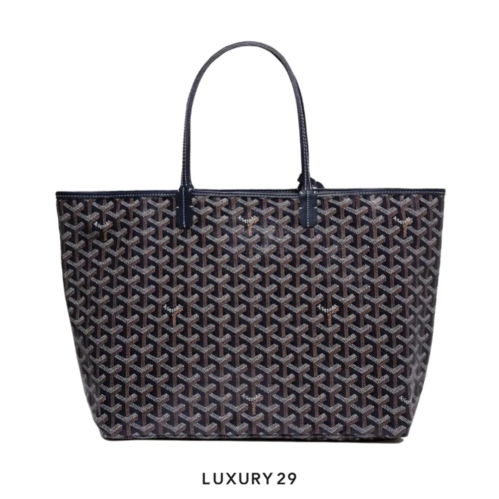 Goyard Saint Louis PM Bag Navy Blue(Small, Blue)
