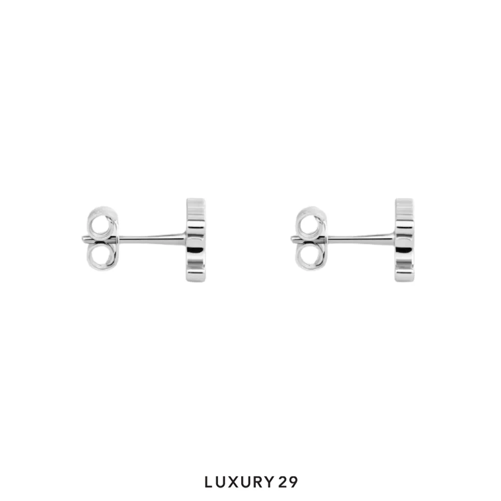 Celine Triangular earrings Silver(Free Size, Silver)