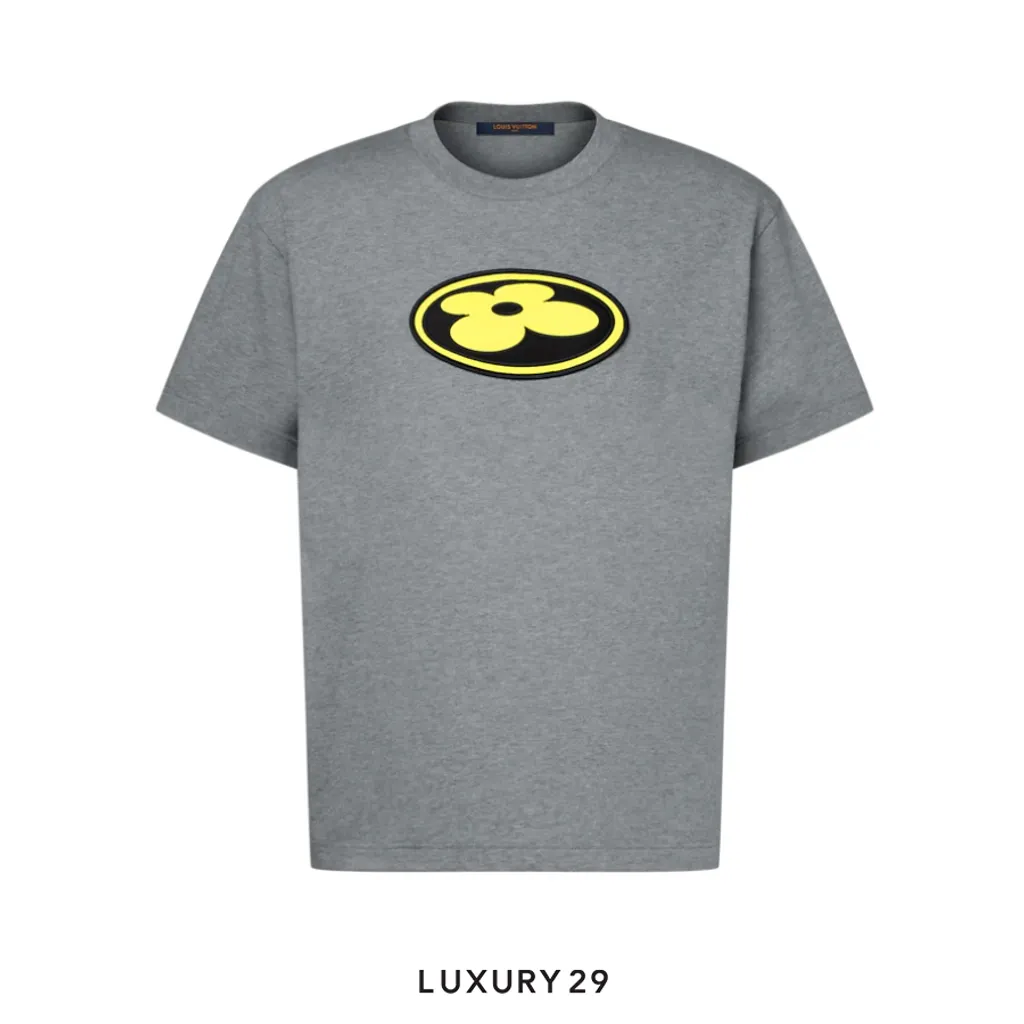 LOUIS VUITTON LV Graphic patch t-shirt(L, Grey)