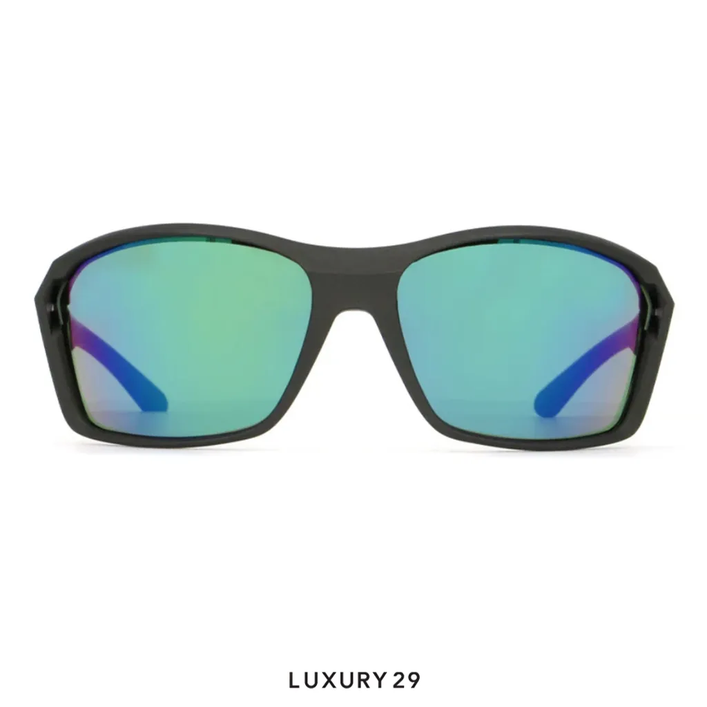 Red Bull Spect Sunglasses Drill-03 green with green mirror(Free Size, Green)