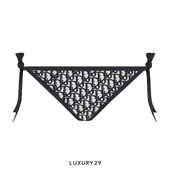 Dior Bikini Bottom Blue Dior Oblique Technical Fabric
