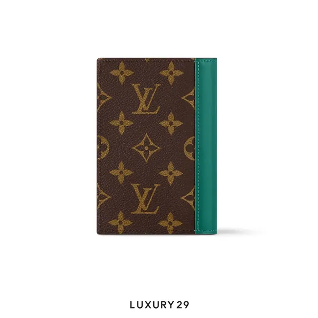 Louis Vuitton LV Passport Cover Borneo Green