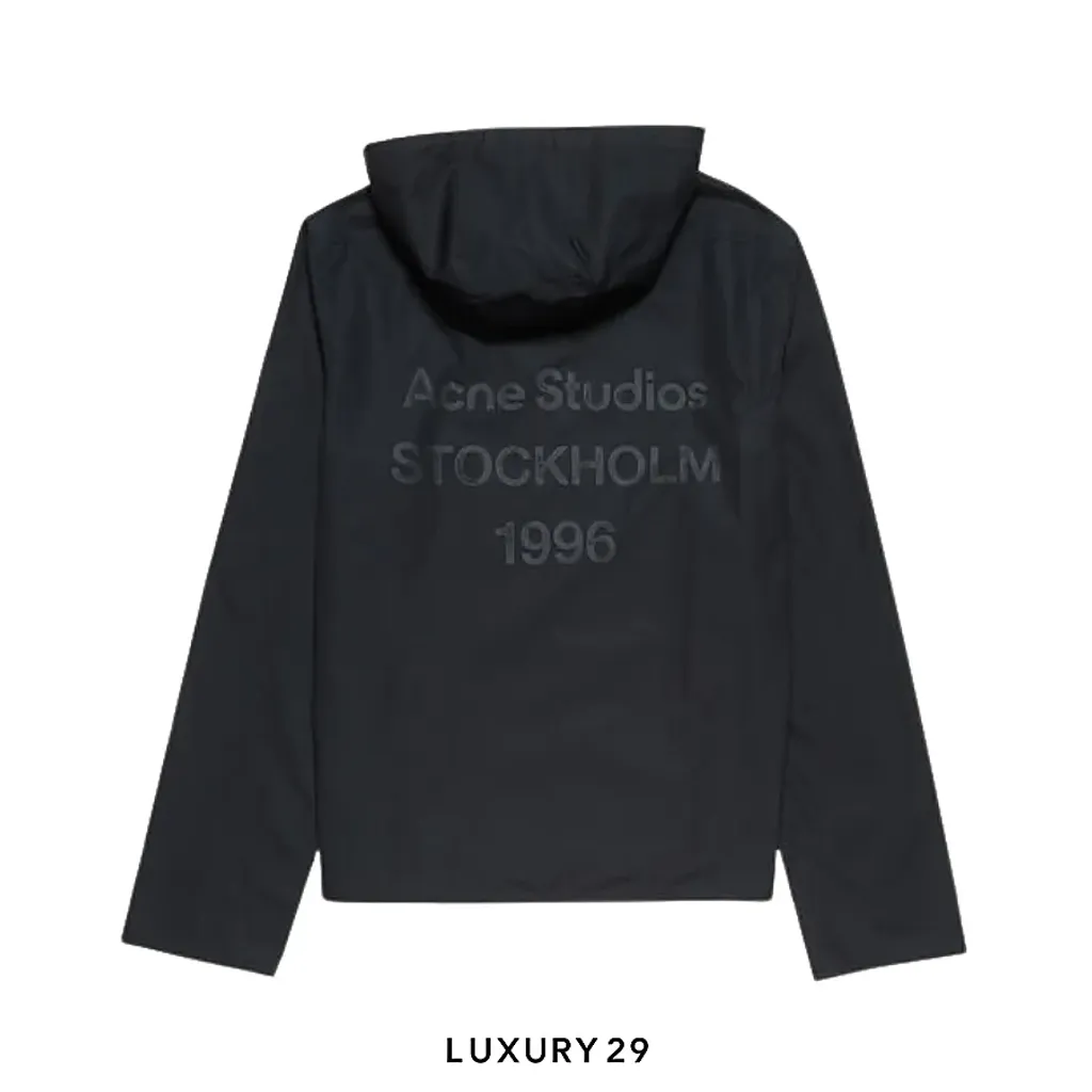 Acne Studios Hooded Shirt Zip Black(M, Black)