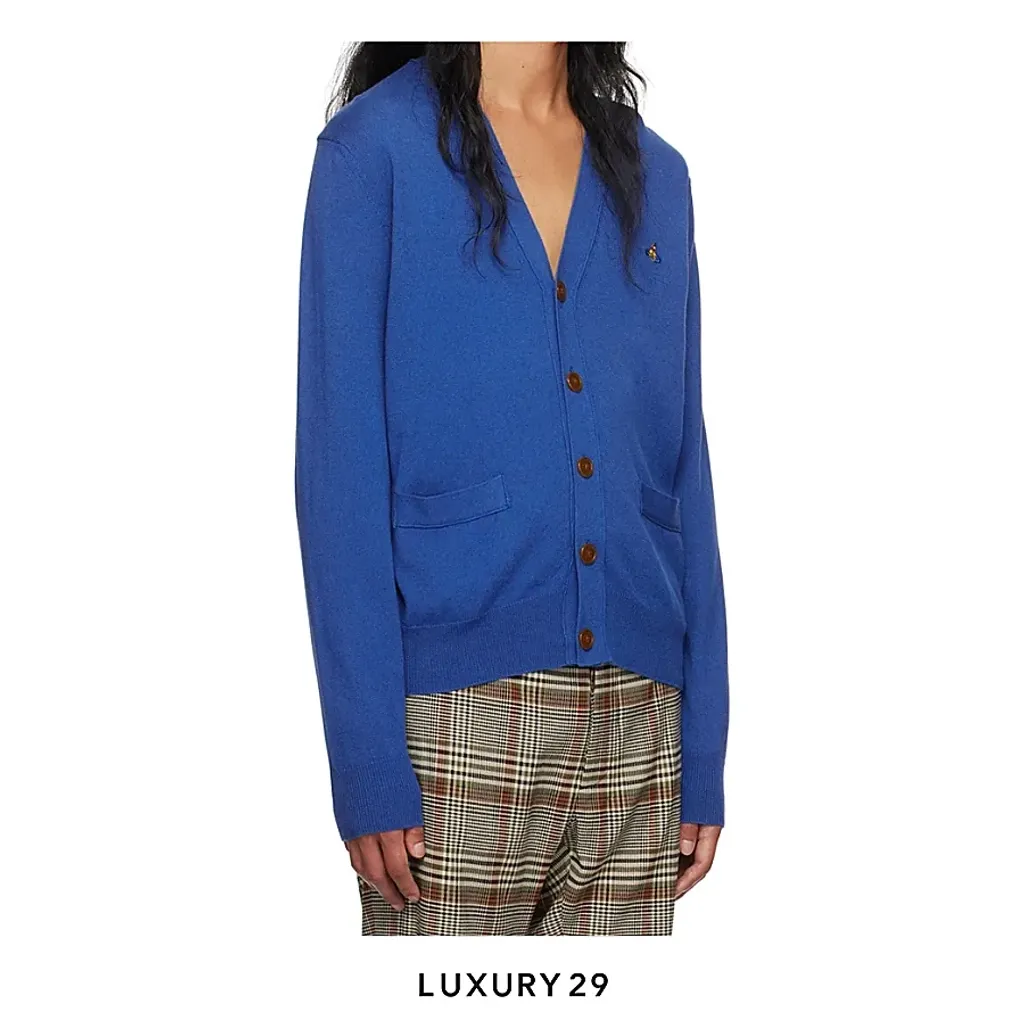 Vivienne westwood Blue Man Cardigan(M, Blue)