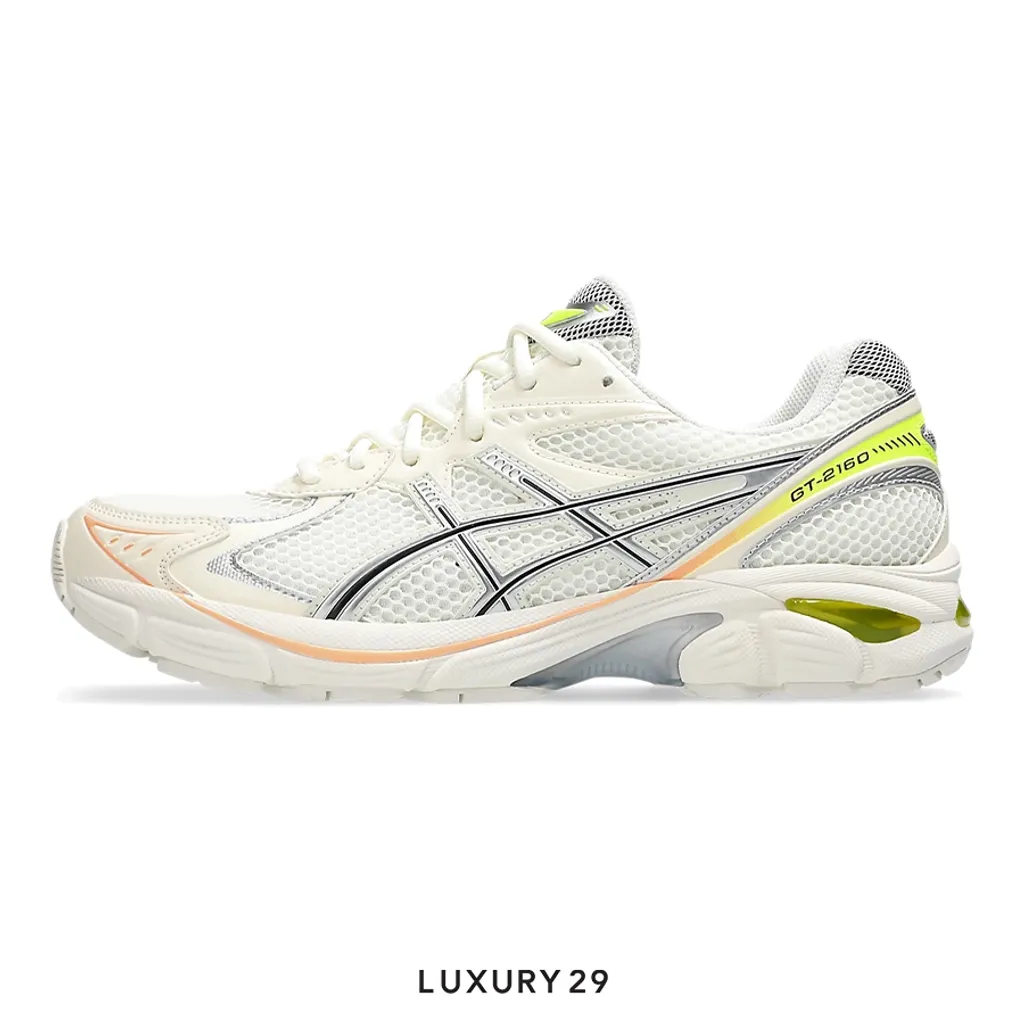 ASICS GT-2160 Paris Cream, Safety Yellow(M)(40.5, White)