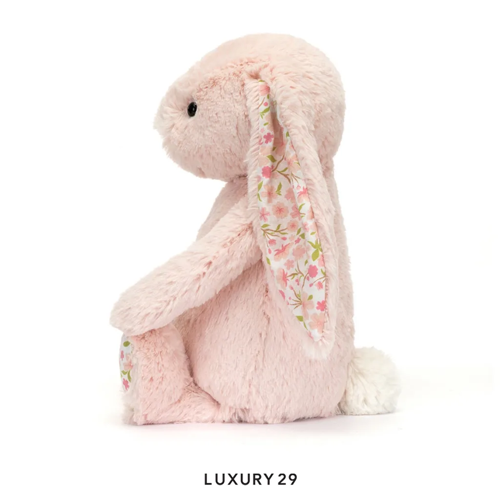 JellyCat Blossom Blush Bunny Cherry(Medium, Pink)