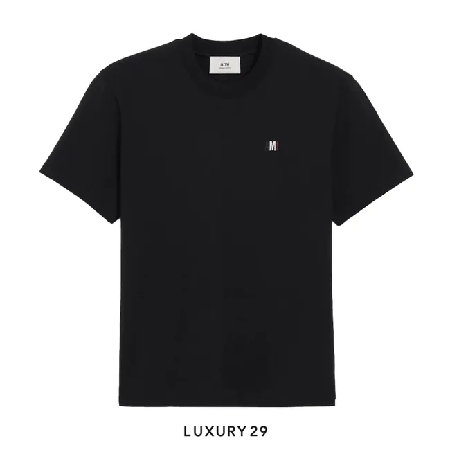 Ami Bleu Blanc Rouge Classic Fit T-shirt BLACK