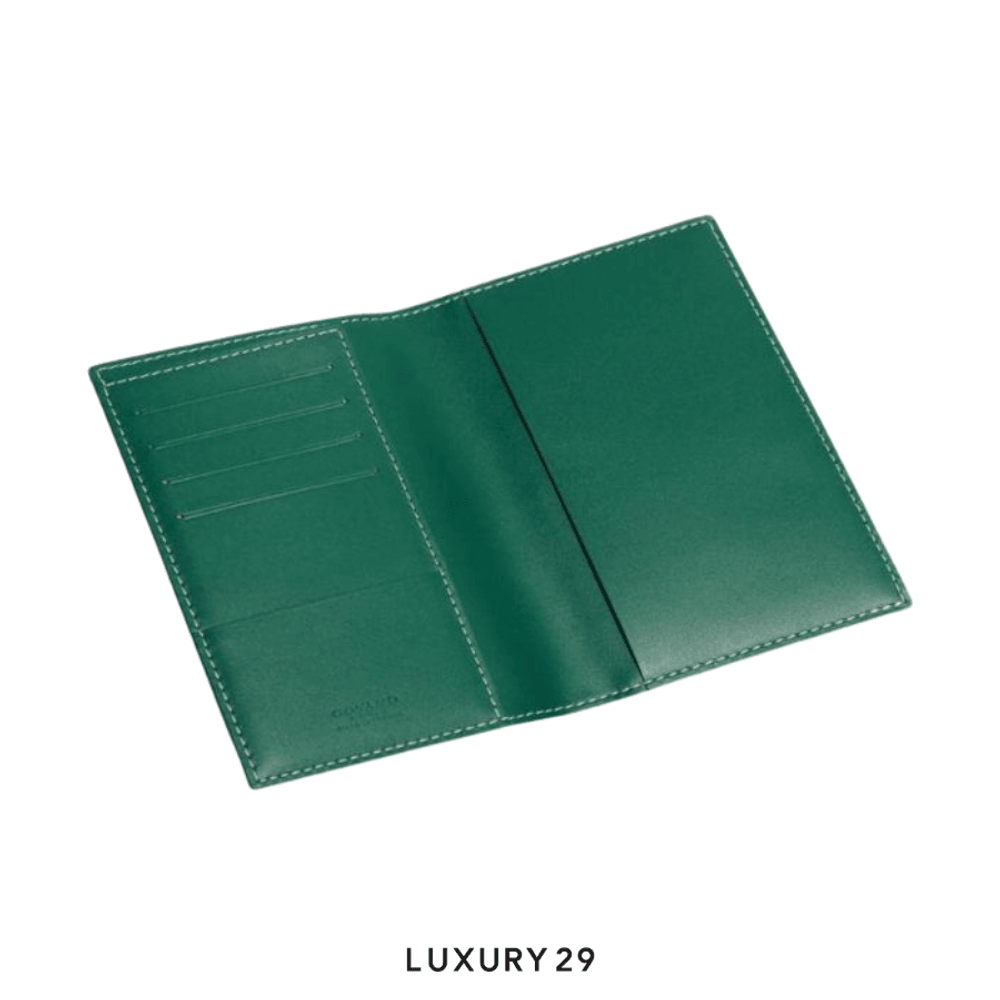 Goyard Grenelle Passport Cover Green(Small, Green)