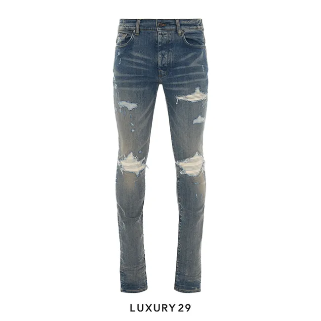 Amiri MX1 ULTRA SUEDE JEAN Clay Indigo