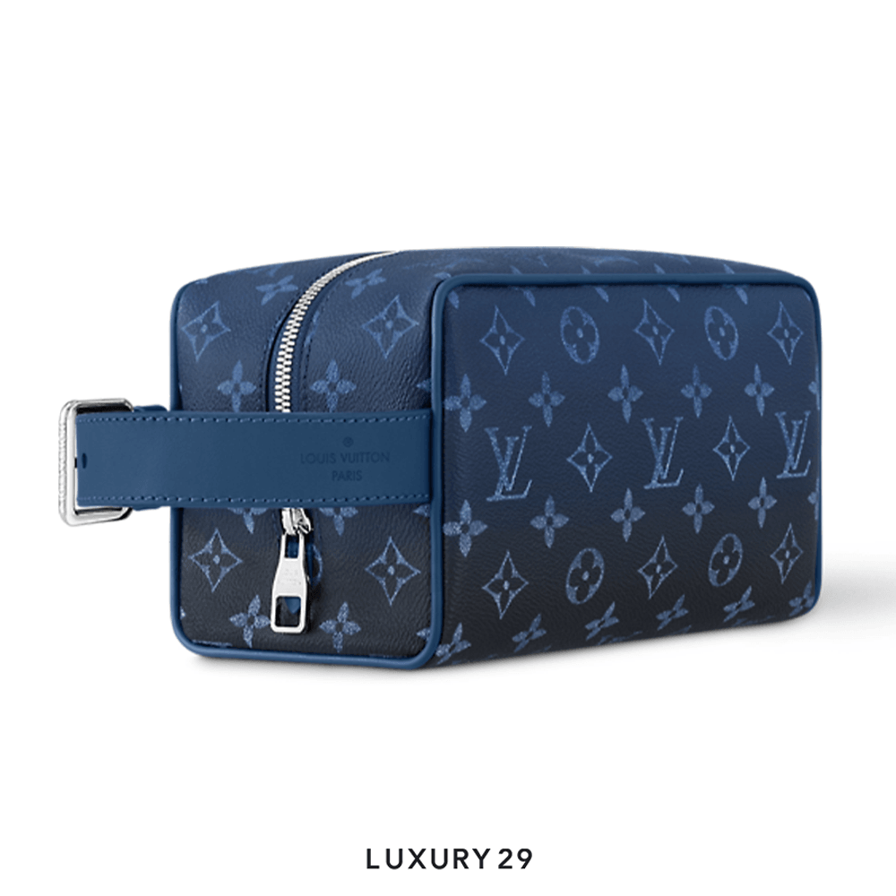 Louis Vuitton LV Locker Dopp Kit Monogram Gradient(Small, Blue)