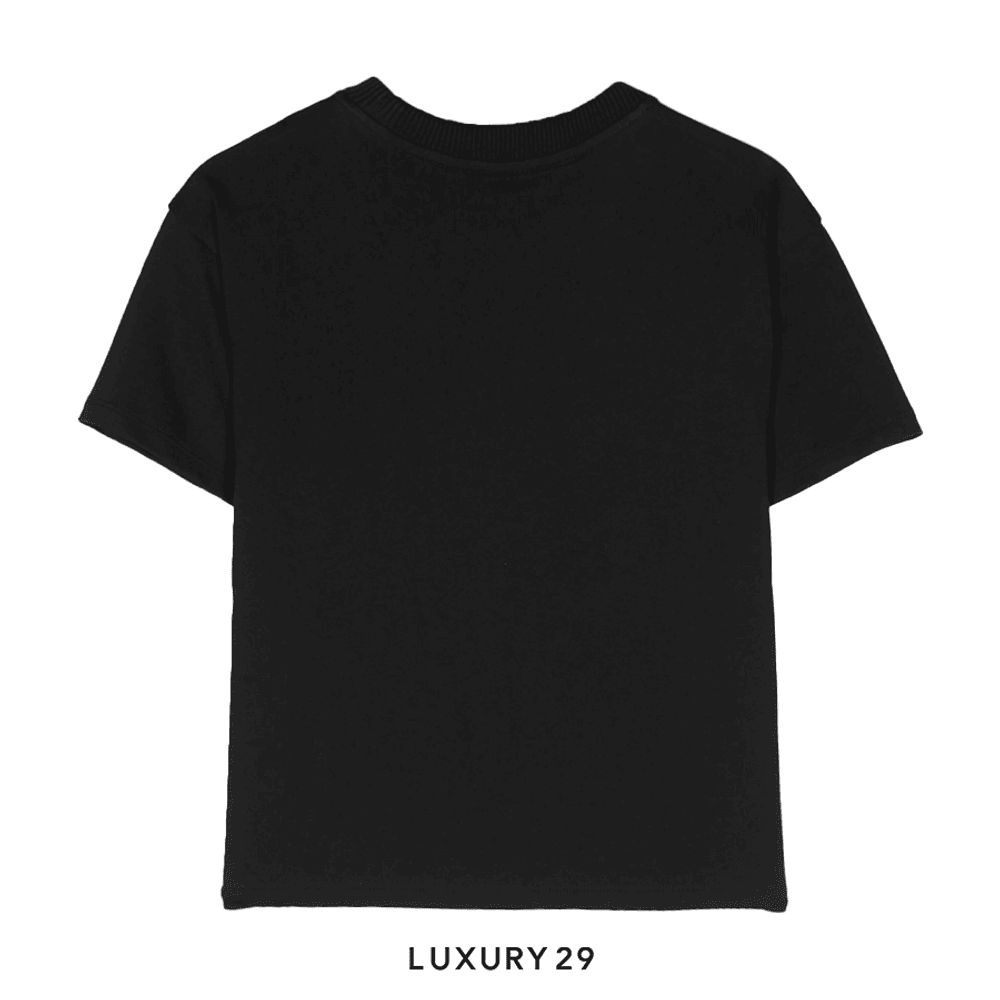 Kid MONCLER ENFANT Black Logoed T-Shirt