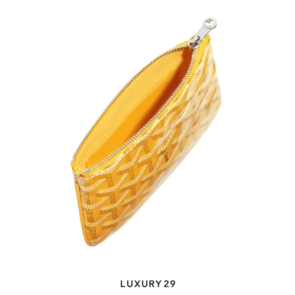 Goyard Senat Mini Pouch Yellow(Small, Yellow)