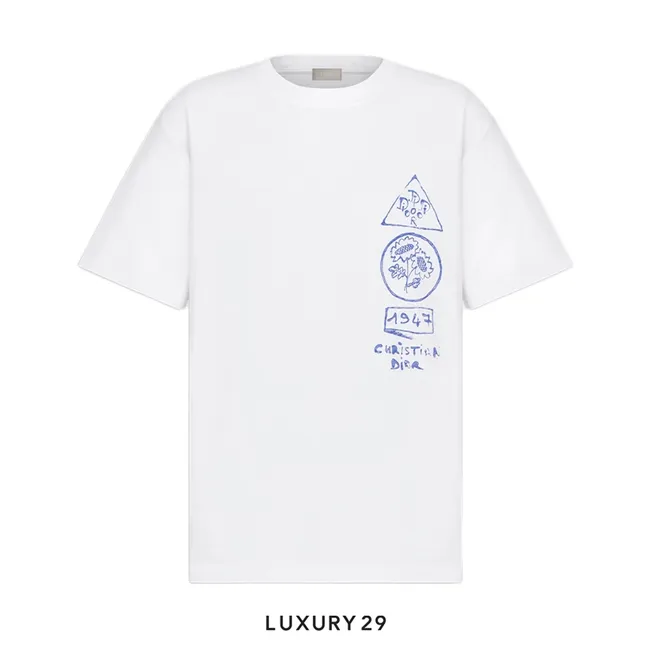 DIOR AND HYLTON NEL T-Shirt Relaxed Fit White