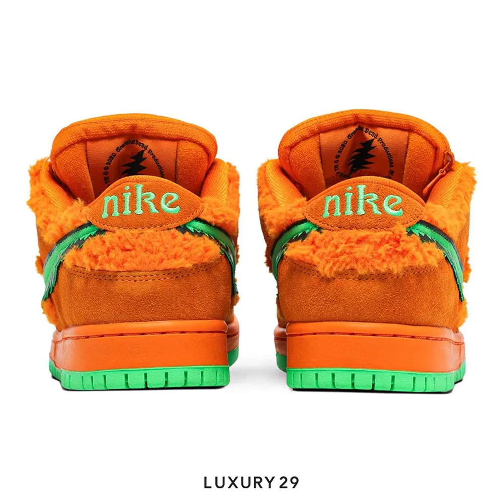 Nike SB Dunk Low Grateful Dead Bears Orange(39, Orange)