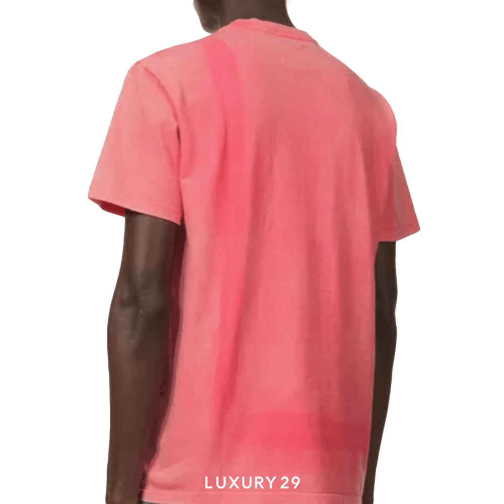 Gallery Dept. Vintage Logo Painted Tee Salmon(2XL, Pink)