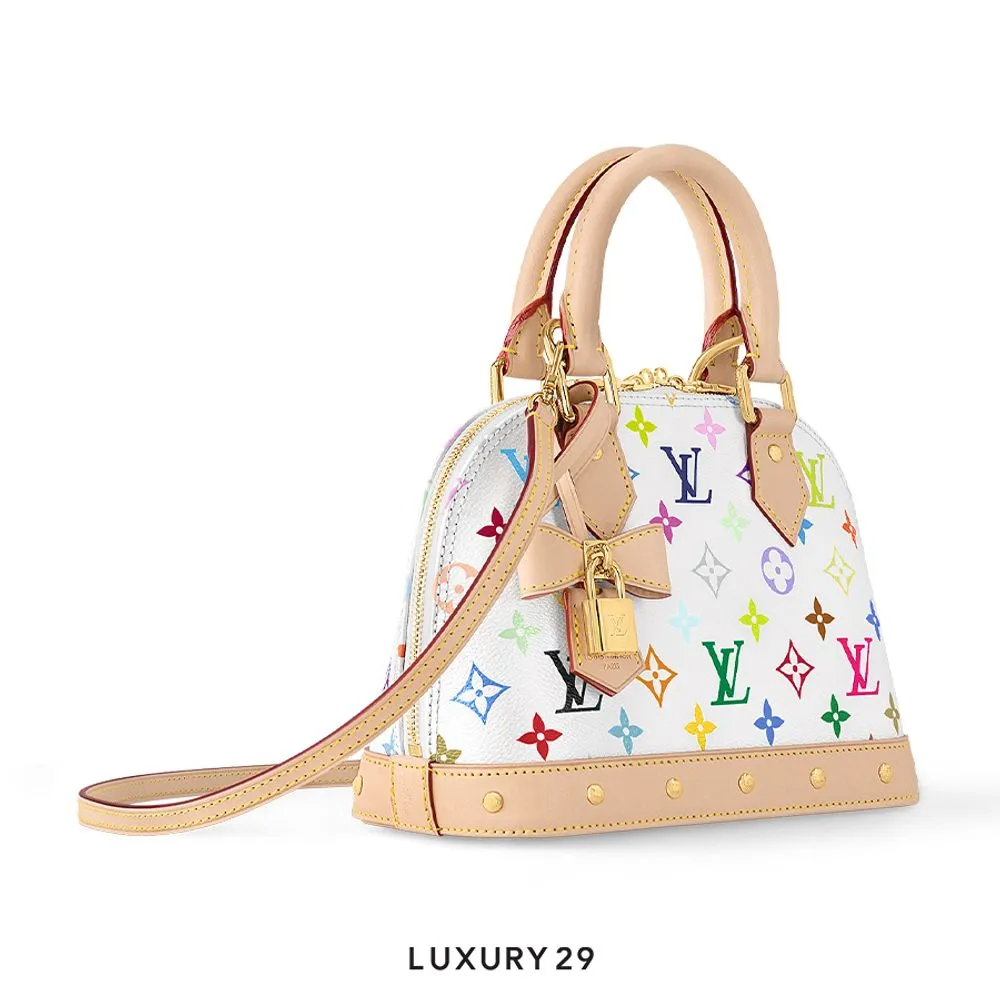 Louis Vuitton LV x TM bolsa Alma BB(Small, White)