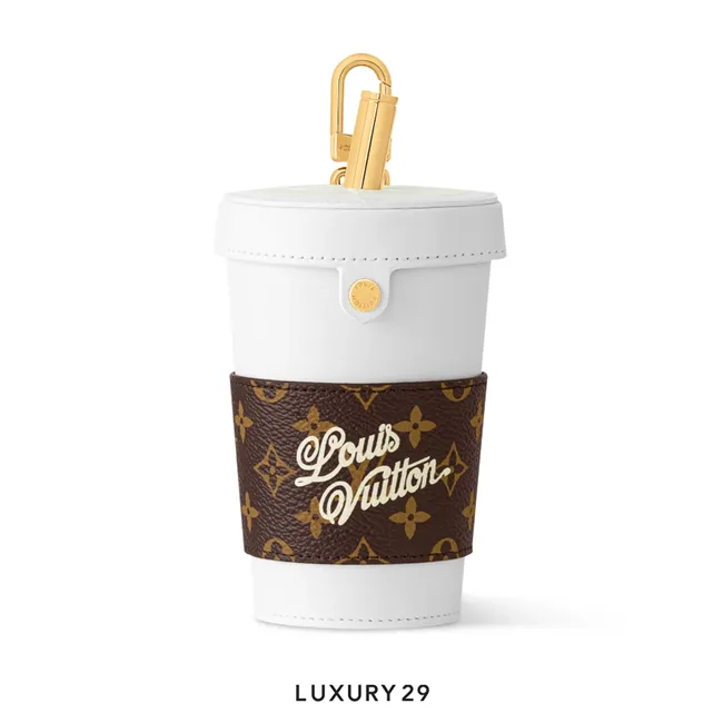 Louis Vuitton LV Cup Bag Charm White