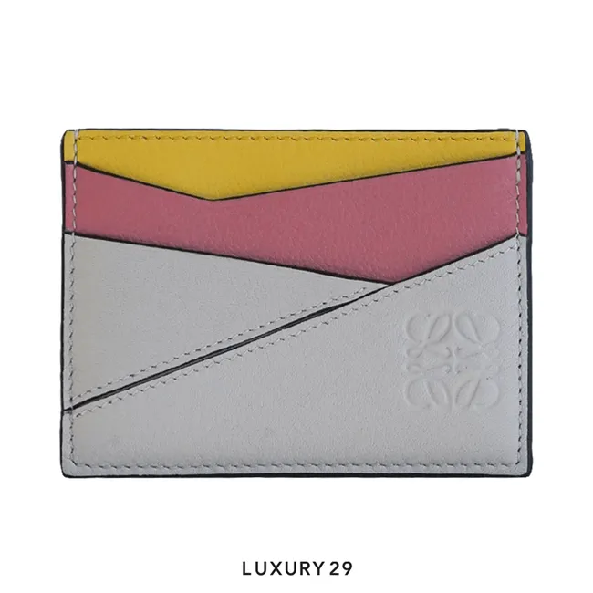 Loewe Puzzle Card Holder Fantasma/Flor De Durazno